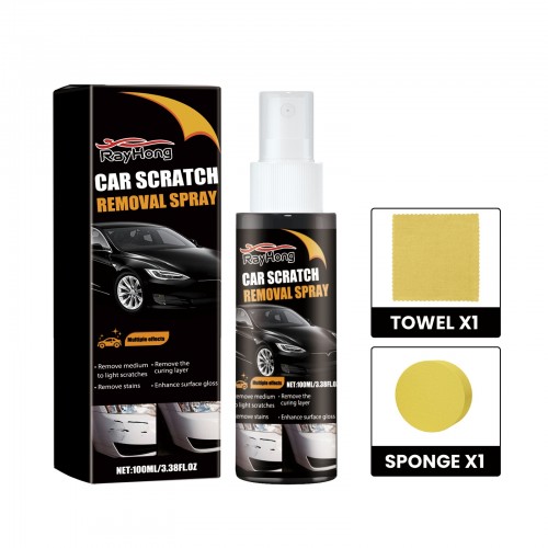 Rayhong Car Scratch Free Repair Fluid Paint Removal Repair Scratch Remover Beauty Care Polishing 100ml